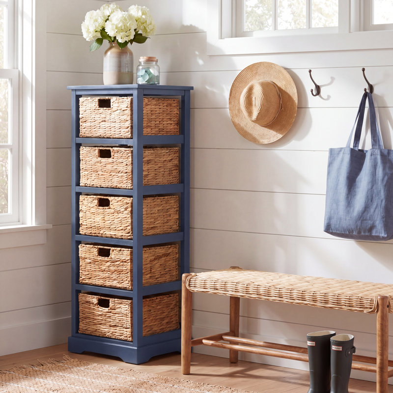 Painswick 5 - Drawer Accent Chest, Blue