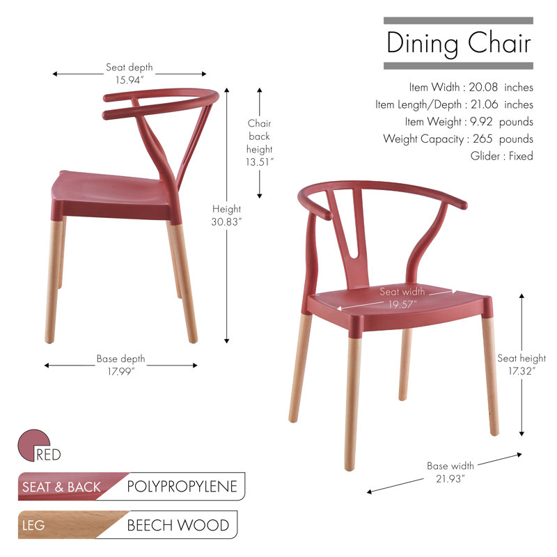 Burkleigh Side Chair, Red
