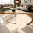 1PC Abstract Neutral Brown Wavy Brushstroke area rugs for Living Room, Soft and Comfortable, Suitable for all seasons, easy-to-maintain, machine washable Indoor floor mat, Under Table Farmhouse suitable for dining table, bedroom, entryway, home-715361955