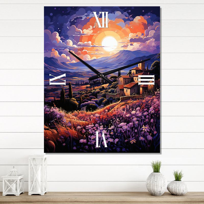 Jennae - Horloges murales florales, Petit