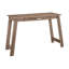 Bureau d'ordinateur moderne pour la maison - Finition en stratifié brun avec rangement pour tiroir