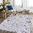 Washable Rug 4x6 Area Rug (Gray, 4' x 6')-468767686-468767736