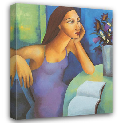 Femme avec des fleurs