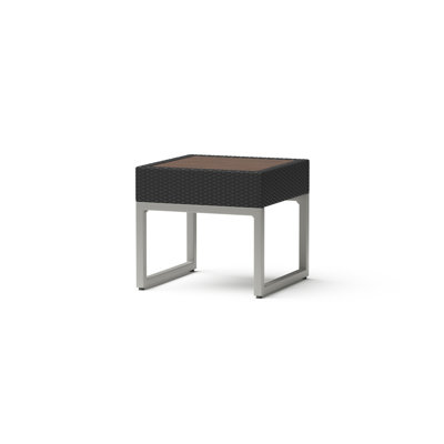 Sameko Outdoor 20X20 Side Table - Espresso by Orren Ellis