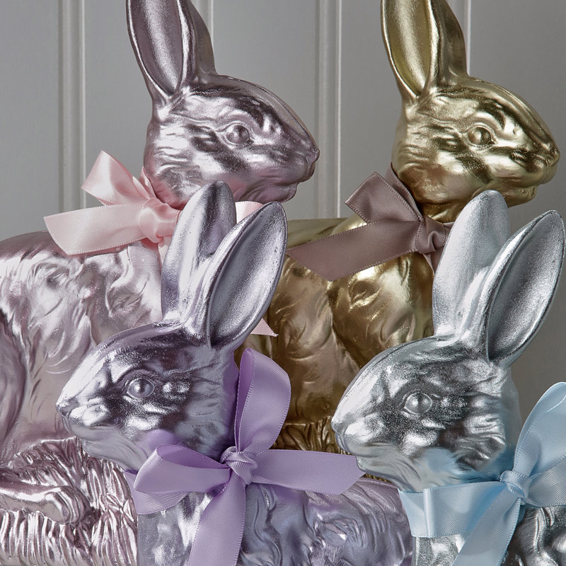 Lapin 9 po en résine et chocolat