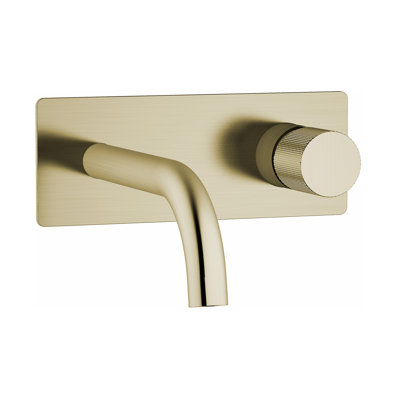 Rosa Single Knob Wall Mounted Bathroom Sink Faucet