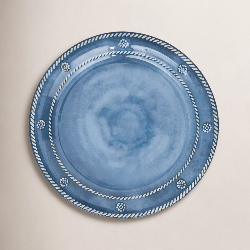 Berry & Thread Melamine Dessert/Salad Plate, Ocean