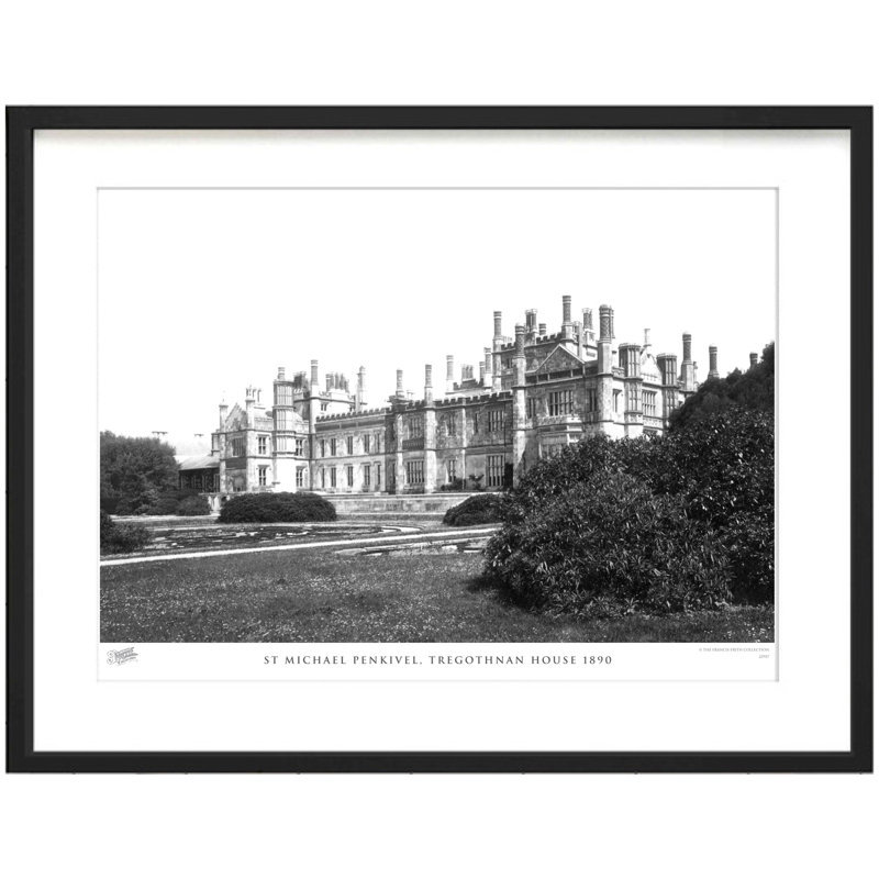 St Michael Penkivel, Tregothnan House 1890 by Francis Frith - Single Picture Frame Print, 40cm H x 50cm W x 2.3cm D