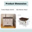 Table de chevet 2 tiroirs