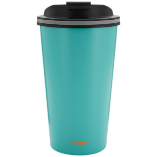 Grande tasse de voyage en acier inoxydable à double paroi