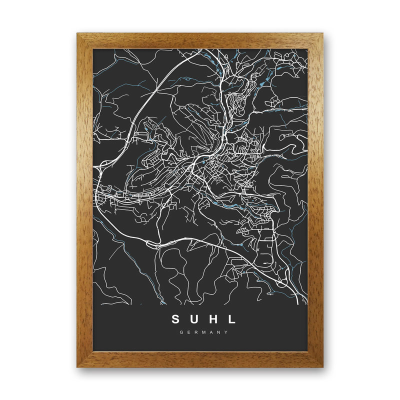 Suhl - Print, Brown Paper, 34cm H x 25cm W x 3cm D
