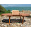 Afrin Oval Eucalyptus Extendable Outdoor Dining Table With Umbrella Hole , 170cm cm W 110cm cm D