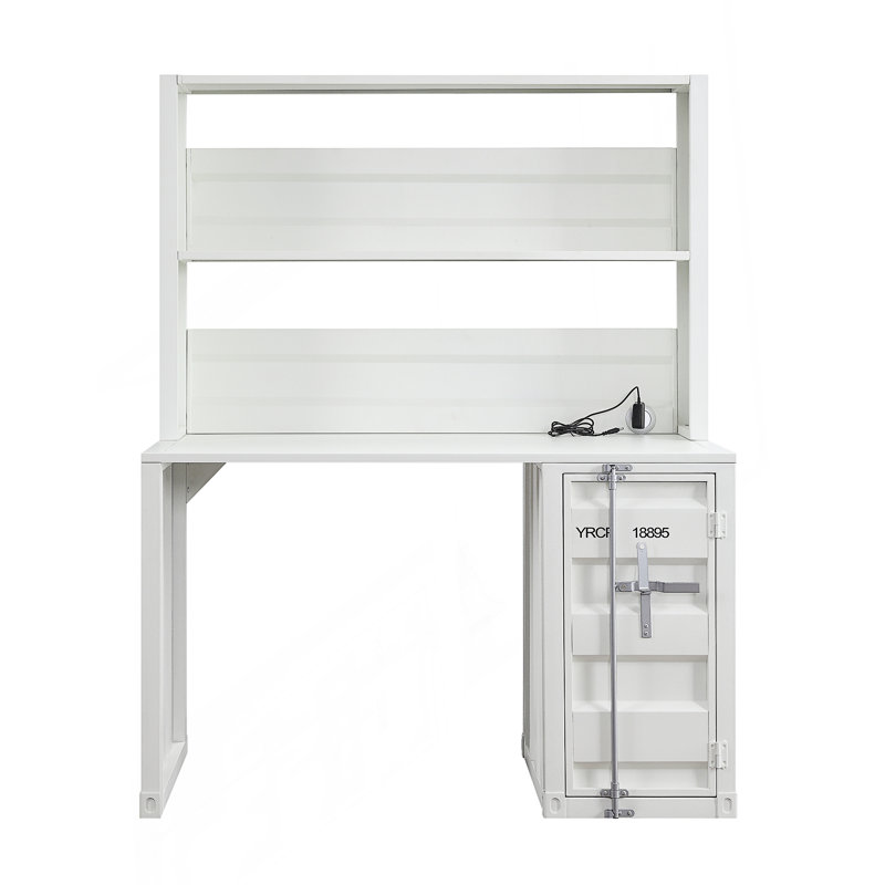 Bureau d'écriture avec huche Cargo, White