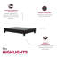 Base de lit tapissier moderne, base de lit en bois-1920976688