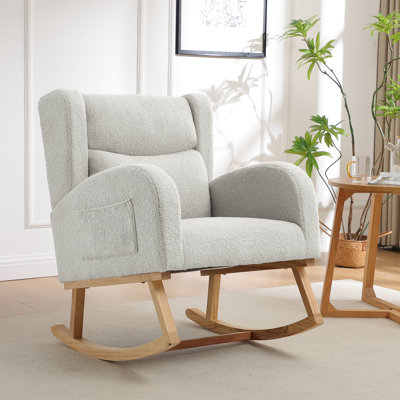 Premium Wooden Rocking Chair | Living Room Accent