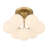 Lunara 18.25" 7-Light Semi-Flush Mount