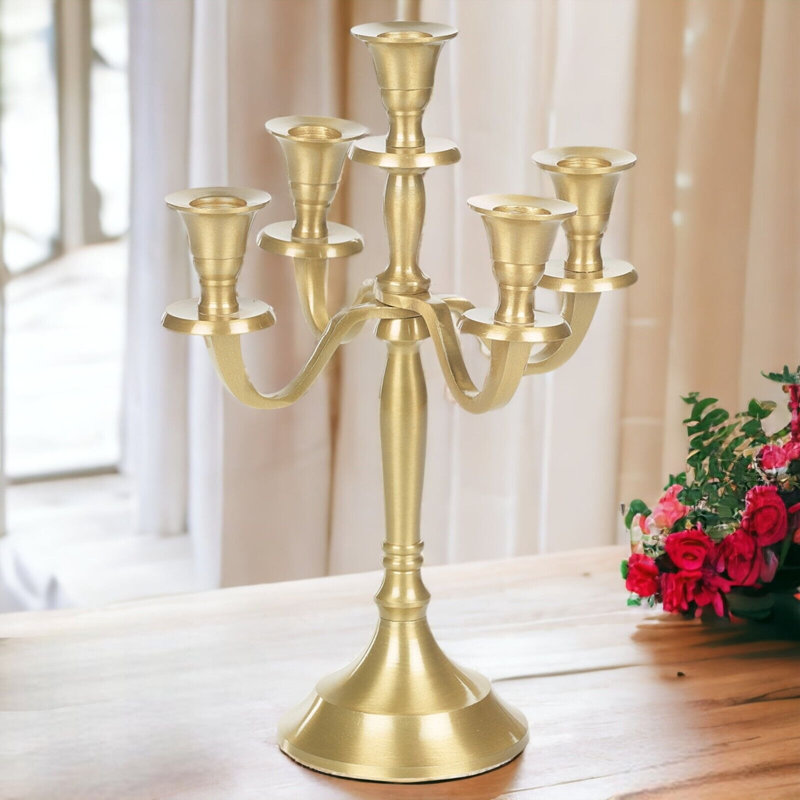 29cm Metal Tabletop Candelabra
