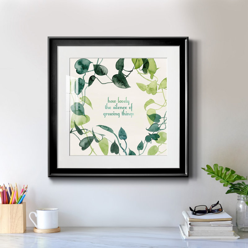 «Magic Grows II», reproduction encadrée de qualité supérieure - prête à être accrochée, H 30,5 po x l 30,5 po x P 1,5 po