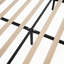 Structure de lit rembourré avec support à 12 lattes en tissu Boucle-58511770-58511768