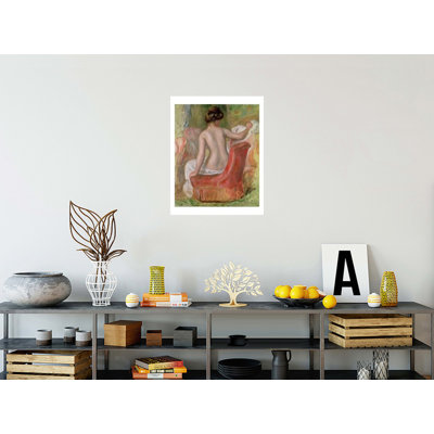 Nu dans un fauteuil par Pierre-Auguste Renoir - Impression giclée