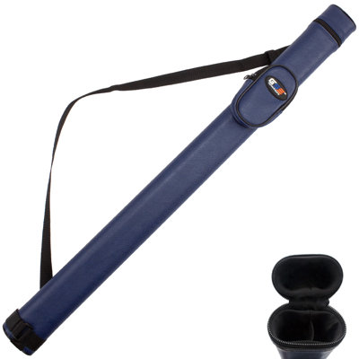 GSE 1x1 Hard Billiard Pool Cue Stick Carrying Case, , Holds 1 Butt and 1 Shaft Pool Cue Stick