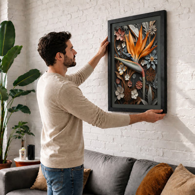Preserved Study Botanical - Framed Print