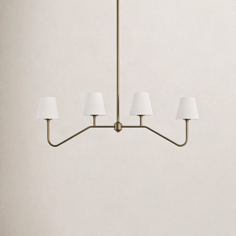 Lane 4-Light Chandelier, Or vibrant