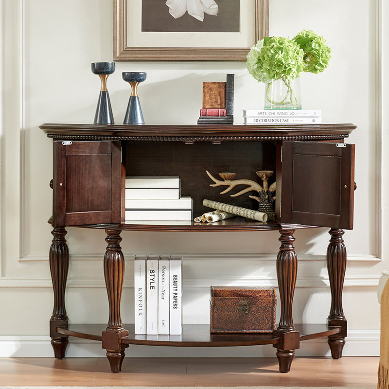 American-style simple retro console table