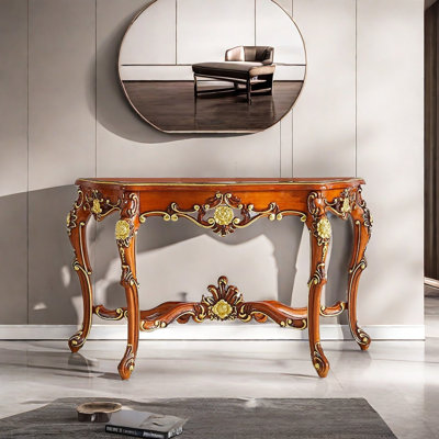 Vintage Carved Console Table