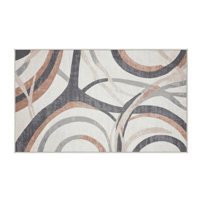 Tapis blanc soyeux et moelleux