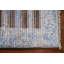 Tapis rayé à motif abstrait moderne 4 x 6