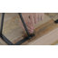 Table de bout carrée en bois de manguier massif et métal 22 po Hunter avec rangement ouvert et pieds en épingle à cheveux-441833053-441833052