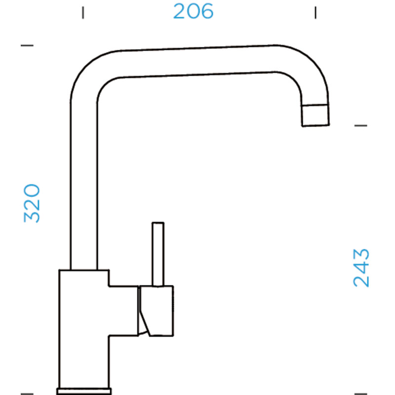 Schock Single Lever Monobloc Tap, Croma