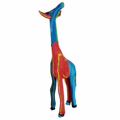 Statue girafe Calabro recyclée