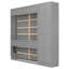 Grand lit escamotable mural avec tablettes-1533917605