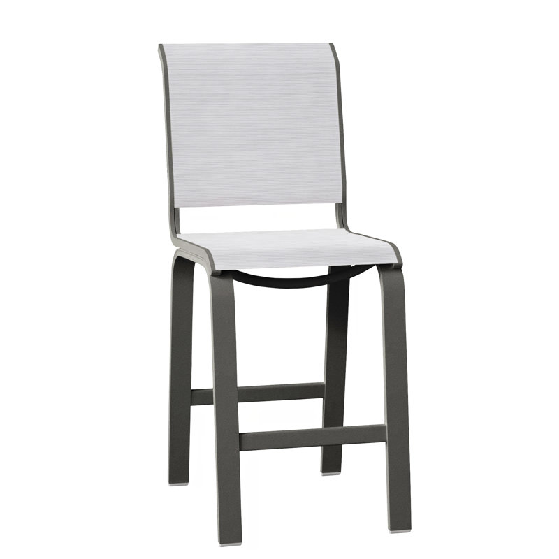 Tabouret de bar 26 po Holna, Graphite texturé, Abalone