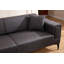 Canapé-lit polyvalent à 3 places, gris foncé, 90,6 po x 37,4 po x 30,3 po | Structure en bois de hêtre durable et en carton, tissu 100% polyester | Mécanisme de dossier pivotant, facile à nettoyer | Parfait pour les petits espaces et les chambres d'amis-686003146-686003145
