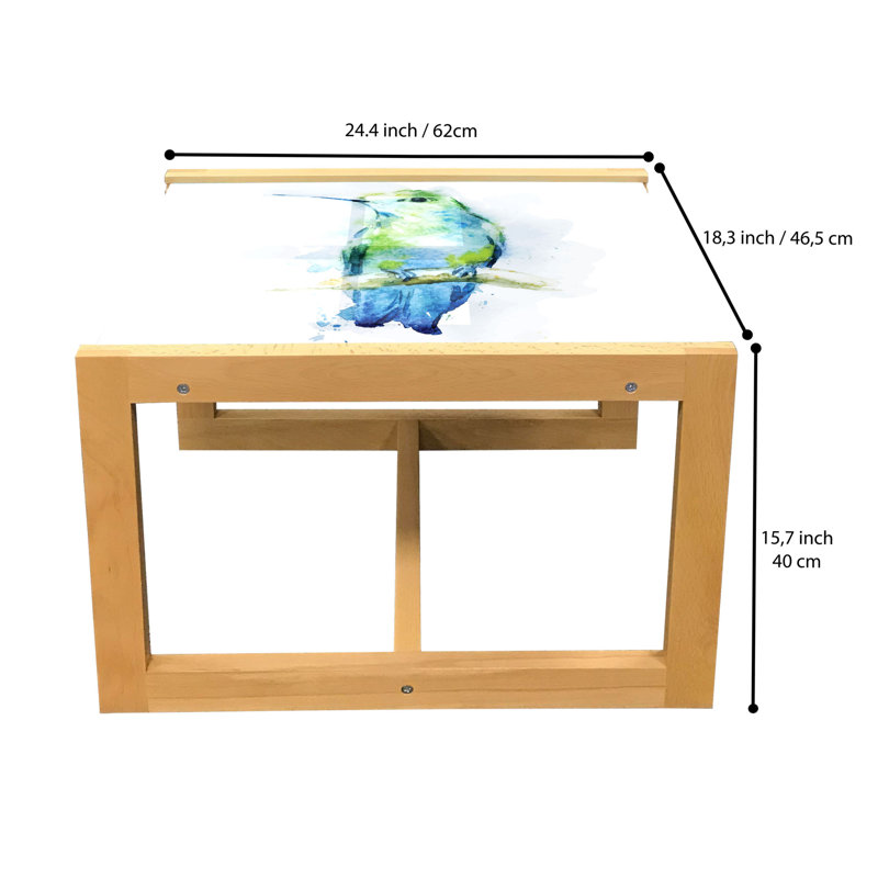 Iralene Sled Coffee Table, 62cm H x 46cm W x 40cm D