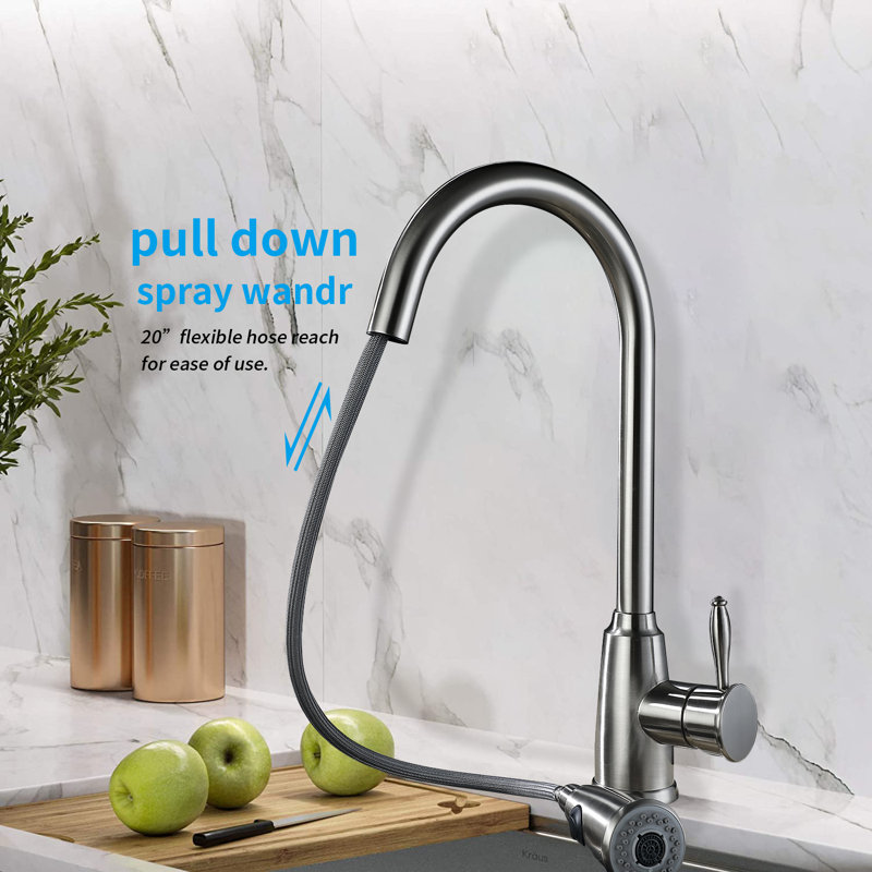 SMARTLET Pull Out Kitchen Faucet