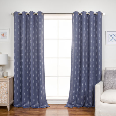 Paire de rideaux obscurcissant en polyester Yountville