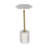 Transitional Handmade Solid Marble Martini Drink Table-238232334