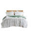 3 pièces d'édredon en fausse fourrure à poils longs 3 pièces pour lit double / grand lit, et agencement de couleur blanche, revers doux, - mini approuvé blanc, rembourrage, lavable à la machine au cycle délicat dans une laveuse de grande capacité, livré-118907605-118907606