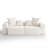 Boneless 2-Piece Upholstered Corduroy Modular Sectional Sofa – Fully Compressed, No Assembly Required-101043294