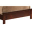 Lit simple Cherry - crée une atmosphère de sommeil chaleureuse et confortable avec une finition cerisier spacieuse et amusante