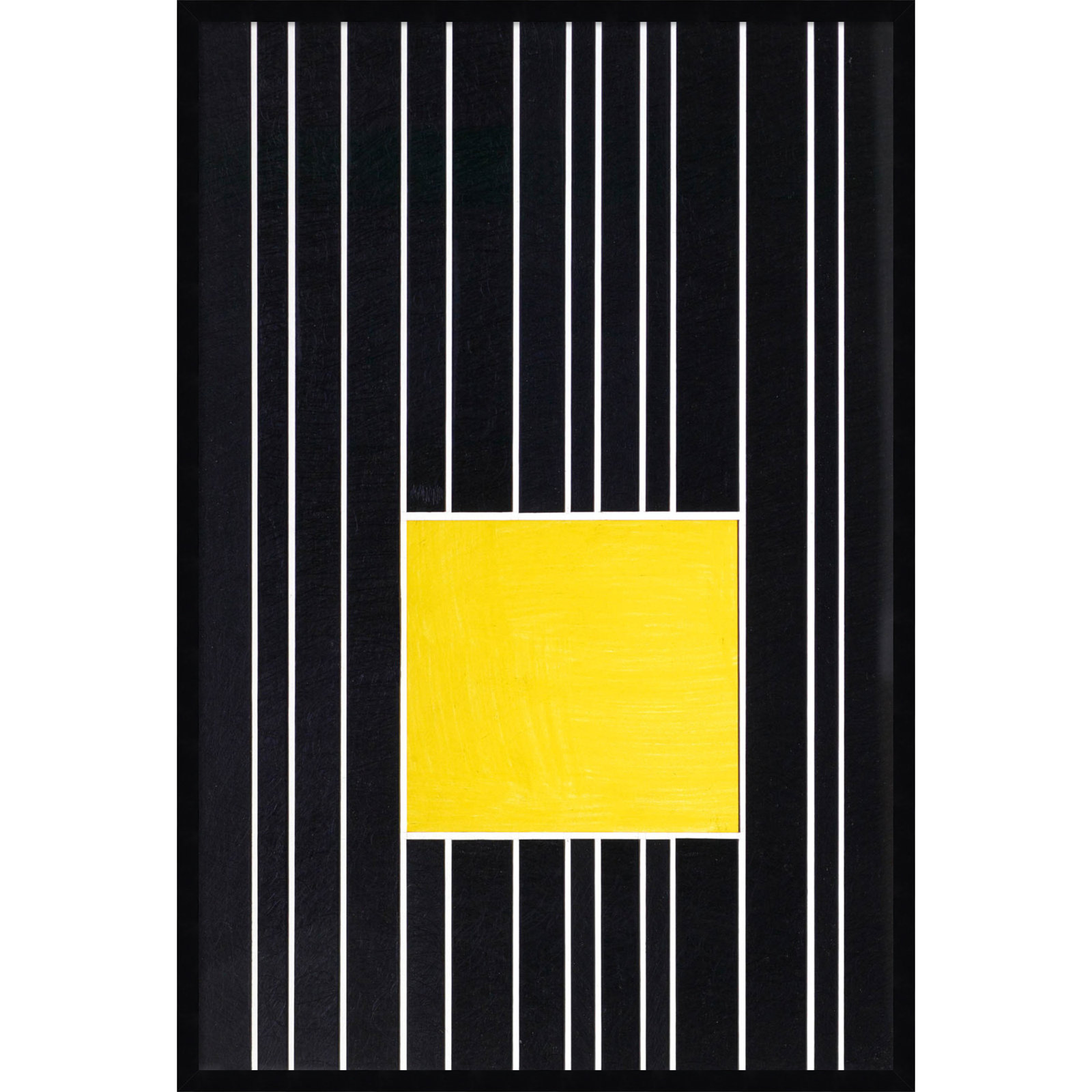 Yellow Box Self Storage by Alex Dunn, Black, 41" H x 28" W