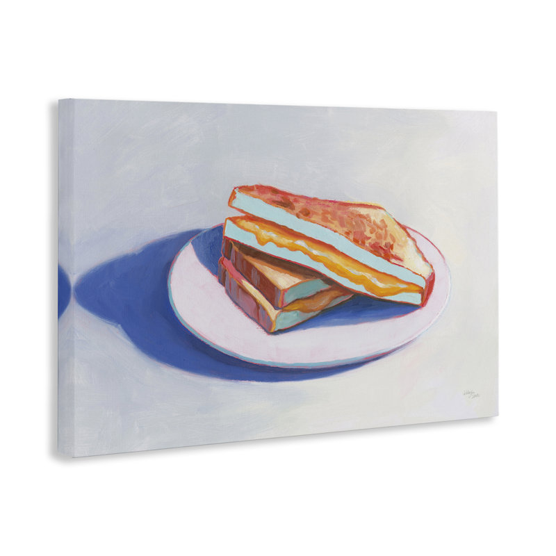 Art mural sur toile «Grillé au fromage» par Wellington Studio, H 30 po x l 45 po
