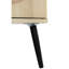 Tablette d'angle avec porte décorative - carré de 15,76 po, panneau non épissable, pratique pour la chambre à coucher, poids de 33,93 lb, bloc-notes, peu encombrant