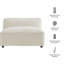 Chaise sans accoudoirs modulaire Taren Lattice Bouclé-187827277