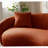 Yazgur 93.6" Curved Modern Upholstered Sofa-2139336431