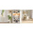 70.9" Kitchen Pantry Storage Cabinet Rustic Buffet Cabinet, Kitchen Hutch Cabinet With LED Outlets Food Pantry Cabinet With Doors And Shelves Wine Rack For Dining Room, White-1165757680